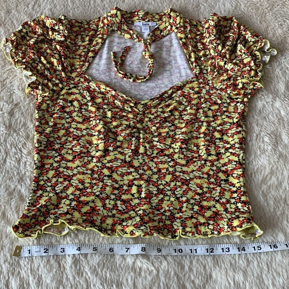 Bar III  blouse floral size large - Picture 12 of 16